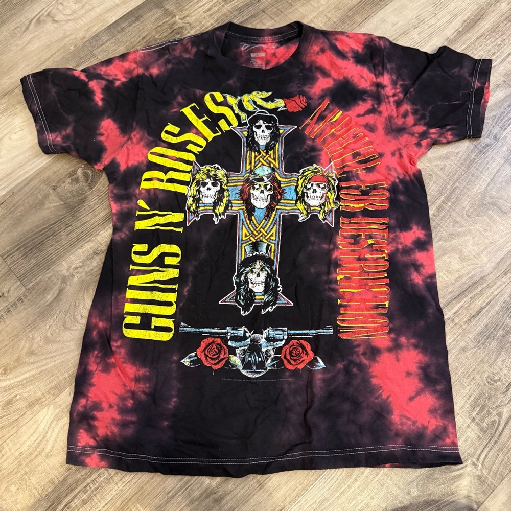 Guns N' Roses Tie-Dye Graphic T-Shirt